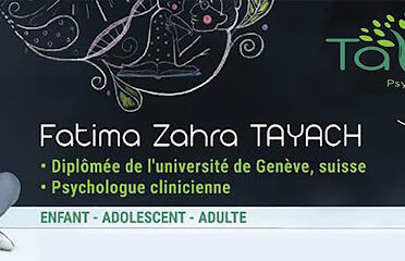 Fatima Zahra Tayach, psychologue clinicienne