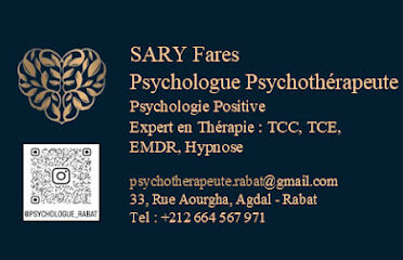 Sary Fares psychologue – Consultation & thérapie à Rabat