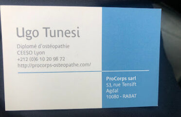 Ugo Tunesi ostéopathie